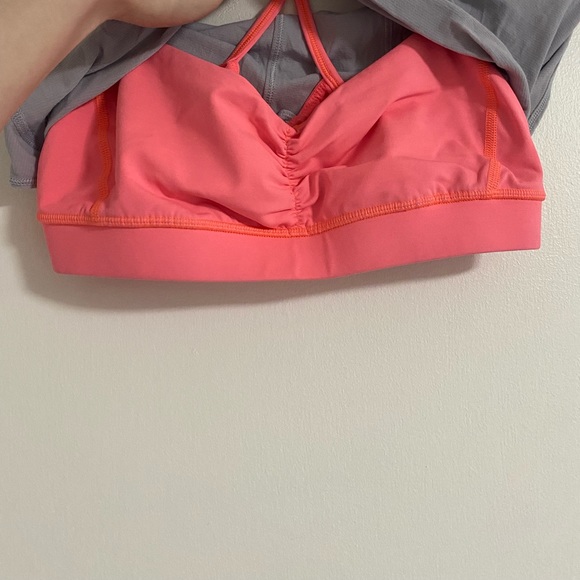 Lululemon peach and grey workout tank size 6 - Picture 5 of 6